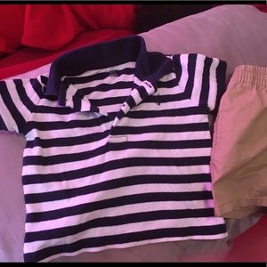 Polo Collar top and short set
